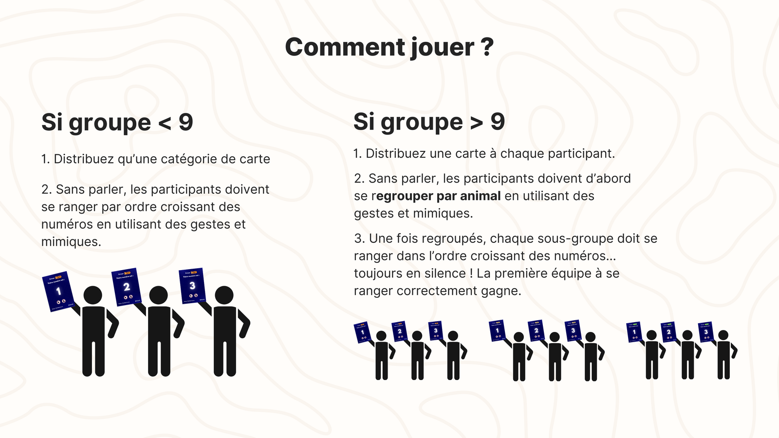 Jeu de cartes "Numéros en silence" - Image 3